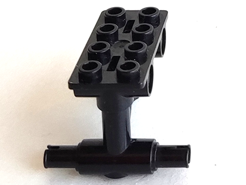 Plate, Modified 2 x 4 Thin with Bottom Struts to Pins