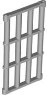 [P 92589 (Light Bluish Gray)] Bar 1 x 4 x 6 Grille with End Protrusions