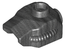 [P 15407 (Pearl Dark Gray)] Minifigure Hand Armor