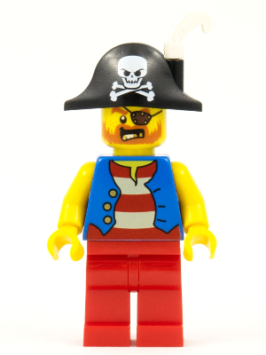 [M pi180 (No Colour)] Pirate Captain - White Plume Feather