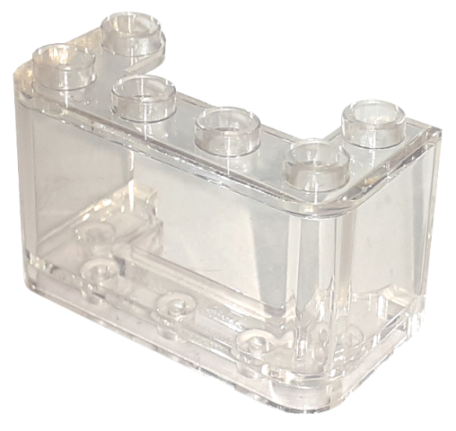 [P 4594 (Trans-Clear)] Windscreen 2 x 4 x 2 Vertical