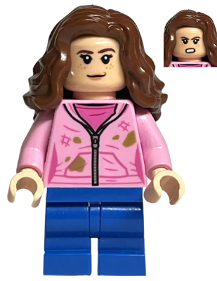 [M hp327 (No Colour)] Hermione Granger - Bright Pink Jacket with Stains, Closed / Determined Mouth