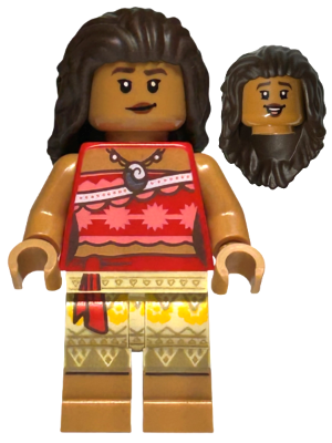 [M dis088 (No Colour)] Moana - Minifigure