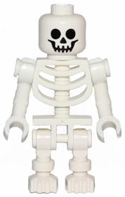 [M gen047 (No Colour)] Skeleton - Standard Skull, Bent Arms Vertical Grip