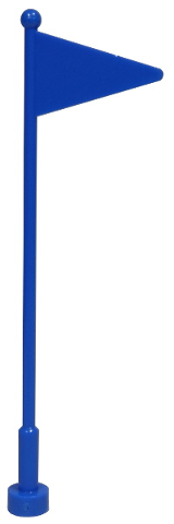 [P 30322 (Blue)] Flag on Antenna Whip