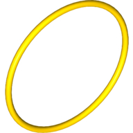[P x90 (Yellow)] Rubber Belt Extra Large (Round Cross Section) - Approx. 4 1/8 x 4 1/8