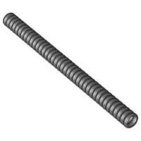 [P 78c13 (Black)] Hose, Ribbed 7mm D. 13L / 10.4cm