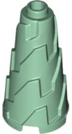 [P 28598 (Sand Green)] Cone 2 x 2 x 3 Jagged - Step Drill