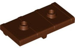[P 80835 (Reddish Brown)] Container, Treasure Chest Lid Flat