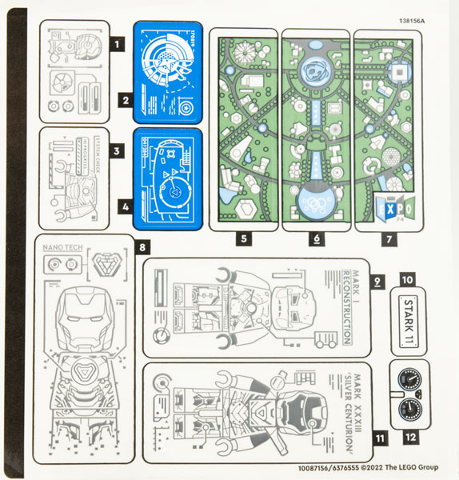 [P 76216stk01 (No Colour)] Sticker Sheet for Set 76216 - (10087156/6376555)