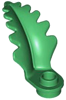 [P 2682 (Green)] Plant Plate, Round 1 x 1 with Curved, Upright Leaf