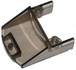 [P 18972 (Trans-Black)] Windscreen 5 x 4 x 1 2/3