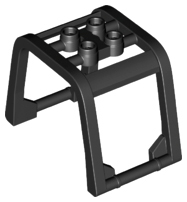 [P 64450 (Black)] Windscreen 6 x 4 x 3 1/3 Roll Cage