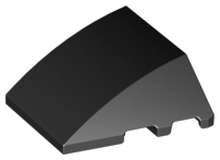 Wedge 4 x 3 Triple Curved No Studs