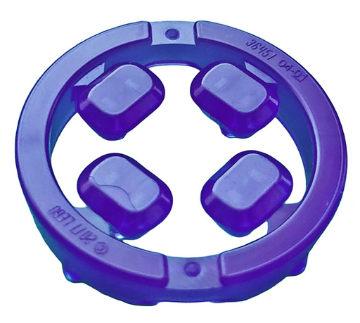 [P 36451 (Trans-Purple)] Rock Faceted with Small Pin (Infinity Stone), 4 on Sprue