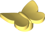 [P 80674 (Bright Light Yellow)] Butterfly with Stud Holder