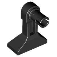 [P 30362 (Black)] Leg Mechanical, Droid with Technic Pin