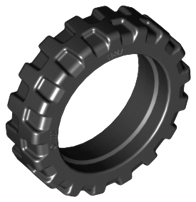 [P 50861 (Black)] Tire 21mm D. x 6mm City Motorcycle
