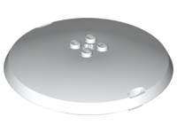 [P 47675 (White)] Container, X-Pod Top Cap 9 x 9 x 1 1/3
