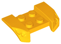 [P 44674 (Bright Light Orange)] Vehicle, Mudguard 2 x 4 with Headlights Overhang