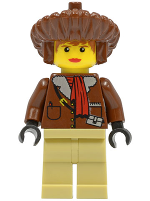 [M adv028 (No Colour)] Miss Gail Storm / Pippin Reed - Brown Parka, Tan Legs, Brown Mongolian Hat