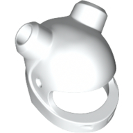 Minifigure, Headgear Helmet Motorcycle with 2 Angled Holes for Bars