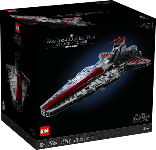 [S 75367-1 (No Colour)] Venator-Class Republic Attack Cruiser - UCS
