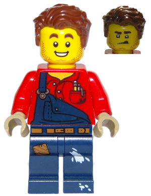 [M cty1095 (No Colour)] Harl Hubbs without Utility Belt