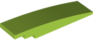 [P 42918 (Lime)] Slope, Curved 8 x 2