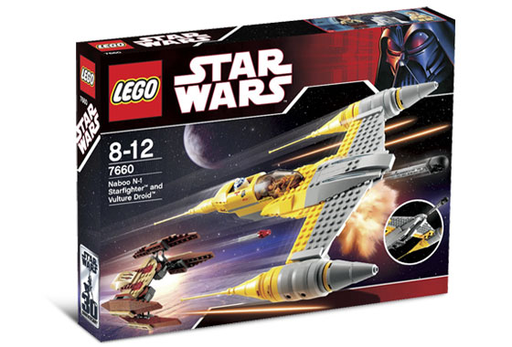 [S 7660-1 (No Colour)] Naboo N-1 Starfighter and Vulture Droid