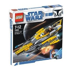 [S 7669-2 (No Colour)] Anakin's Jedi Starfighter, Clone Wars White Box