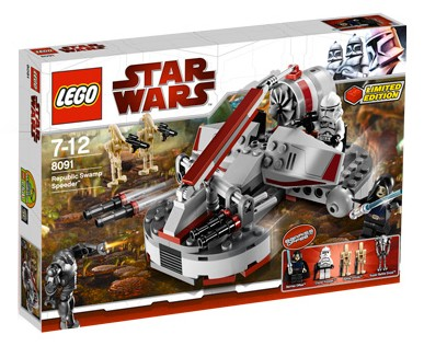 [S 8091-1 (No Colour)] Republic Swamp Speeder - Limited Edition