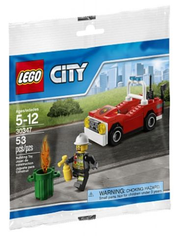 [S 30347-1 (No Colour)] Fire Car polybag