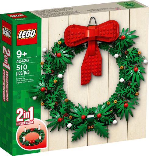 [S 40426-1 (No Colour)] Christmas Wreath 2-in-1