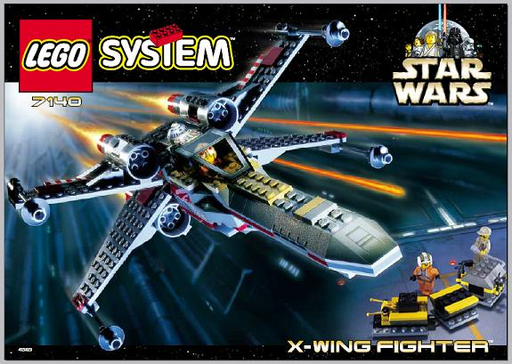 [I 7140-1 (No Colour)] X-wing Fighter