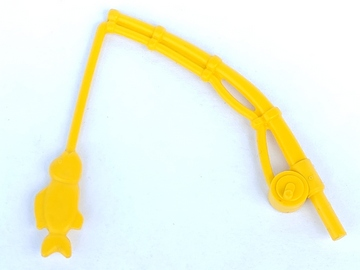 [P 4327 (Yellow)] Fabuland Utensil Fishing Rod / Pole