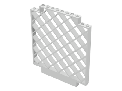 [P 6165 (White)] Belville Wall, Lattice 12 x 1 x 12 Square