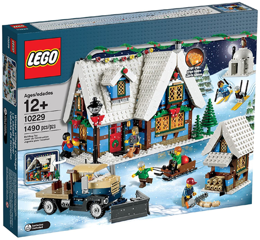 [S 10229-1 (No Colour)] Winter Village Cottage