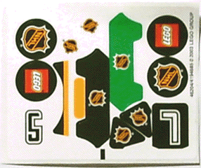 [P 3544stk01 (No Colour)] Sticker Sheet for Set 3544 - (46204/4194685)