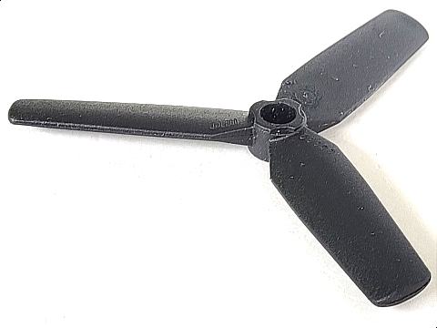 [P 30332 (Black)] Propeller 3 Blade 9 Diameter