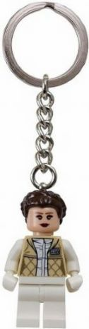 [G 850997 (No Colour)] Princess Leia Key Chain - Hoth Outfit, French Braid Hair