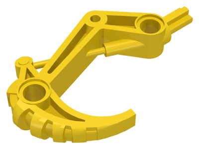 [P 32551 (Yellow)] Bionicle Claw Hook with Axle