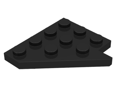 Wedge, Plate 4 x 4 Wing Left