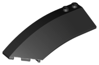 [P 41750 (Black)] Wedge 8 x 3 x 2 Open Left