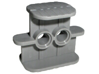 [P 41752 (Dark Gray)] Rubber Band / Belt Holder 2 x 4 x 2 1/3