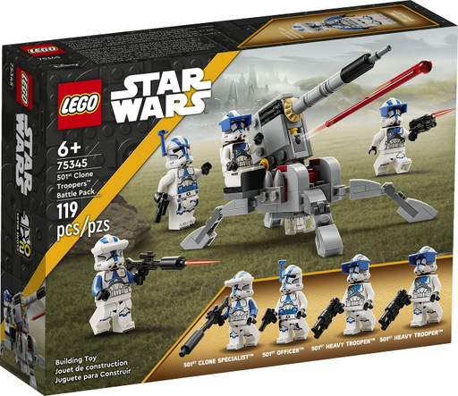 [S 75345-1 (No Colour)] 501st Clone Troopers Battle Pack