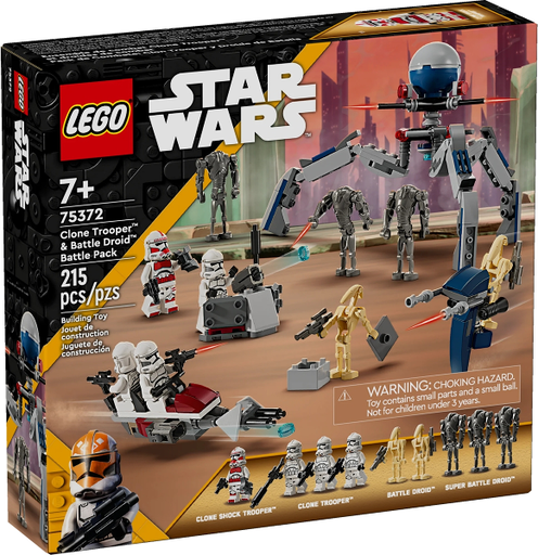 [S 75372-1 (No Colour)] Clone Trooper & Battle Droid Battle Pack