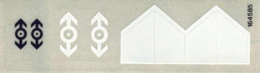 [P multistk19 (No Colour)] Sticker Sheet for Sets  4536, 4543, 4546 and 4551 - (164585)