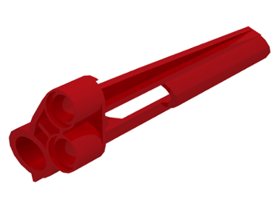 [P 32534 (Red)] Technic, Panel Fairing # 7 Small Long, Large Hole, Side A