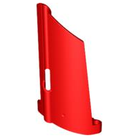 [P 44350 (Red)] Technic, Panel Fairing #20 Large Long, Small Hole, Side A